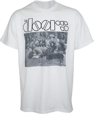 Doors Jim Morrison on Stage Mens T-shirt